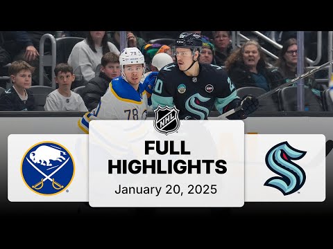 NHL Highlights | Sabres vs. Kraken - January 20, 2025