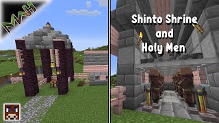 Hail, The Shinto Shrine, and the 8 Holy Men! Episode 22 (Minecraft Survival 1.20.2)