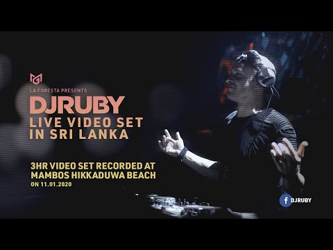 DJ Ruby Live Video Set in Sri Lanka at Mambo's Hikkaduwa, 11.01.2020
