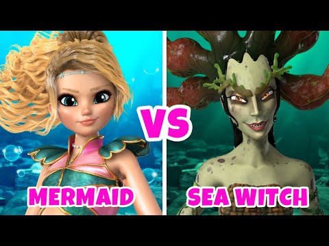 Mermaid VS Sea Witch! Who Will Win? 🔥 | Mermaid Magic