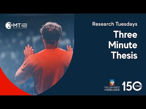 Three Minute Thesis 2024 - Research Tuesdays September 2024