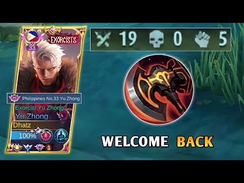 NO DEATH! WAR AXE IS BACK TO META! | YU ZHONG BEST BUILD 2023