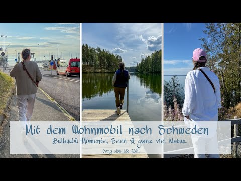 Unser Wohnmobil-Urlaub in Schweden🇸🇪 | viel Natur, tolle Fahrradtouren & rot-weiße Bullerbü-Häuser