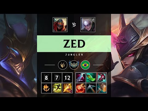 Zed Jungle vs Diana - BR Challenger Patch 25.20
