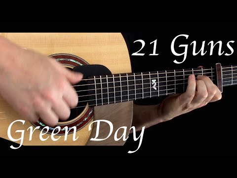 Kelly Valleau - 21 Guns (Green Day) - Fingerstyle Guitar