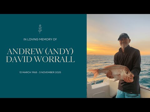 Andy Worrall memorial service