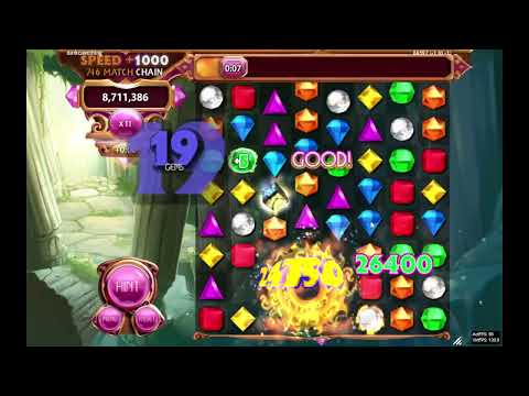 Bejeweled 3 - Lightning (Standard) 44,655,600 @x36 [Former WR - No Major Glitches]