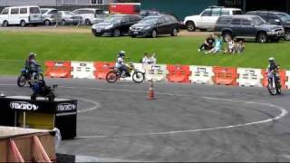 preview picture of video 'Demon Freestyle Motocross Rider falls Bigboys toys auckland 2011'