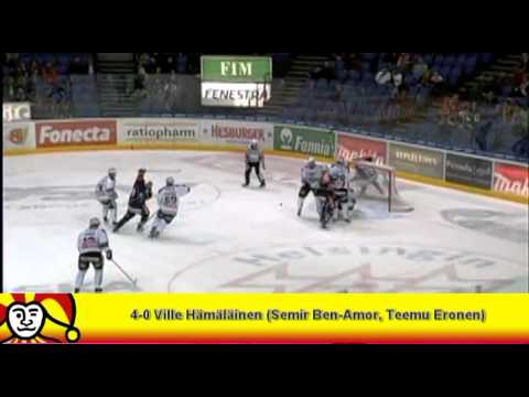 Jokerit-TPS-ottelun maalit 26.11.2010