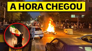 Povo Iraniano TOMA a Capital Lutando Por Liberdade