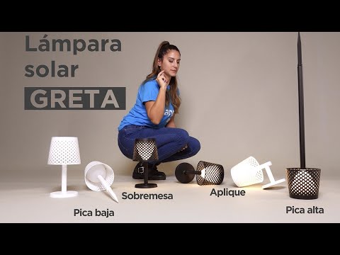 ¡5 lámparas en 1! así es Greta, la lámpara solar de Newgarden