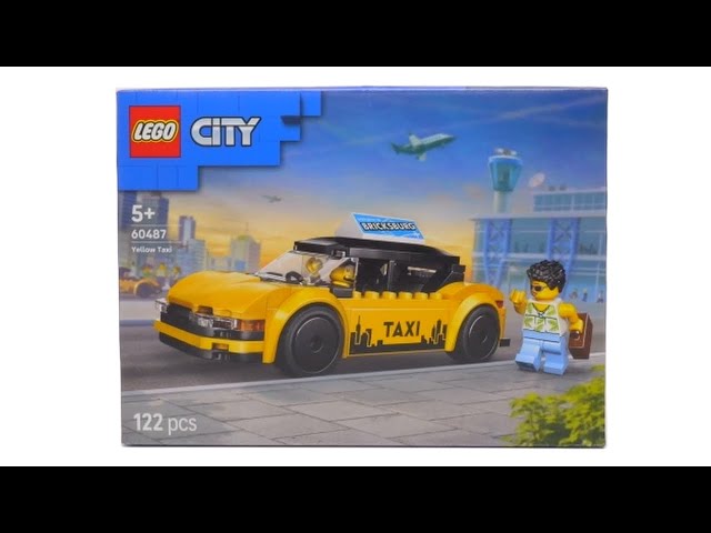Vídeo relacionado con LEGO City Taxi Amarillo de Juguete - Maqueta de Coche Eléctrico con Techo Desmontable y 2 Minifiguras - Set para la Motricidad Fina - Regalo de Cumpleaños para Niños de 5+ Años - 60487