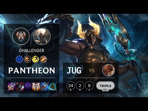 Pantheon Jungle vs Taliyah - EUW Challenger Patch 10.3