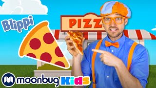 Pizza Song🍕 And More Blippi Videos | Kids Cartoons & Nursery Rhymes | Moonbug Kids
