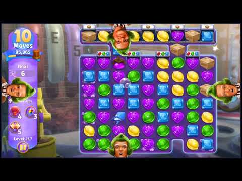 Wonka's World of Candy Level 217 - NO BOOSTERS + FULL STORY 🍫 | SKILLGAMING ✔️