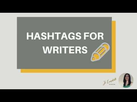 Hashtags for Writers