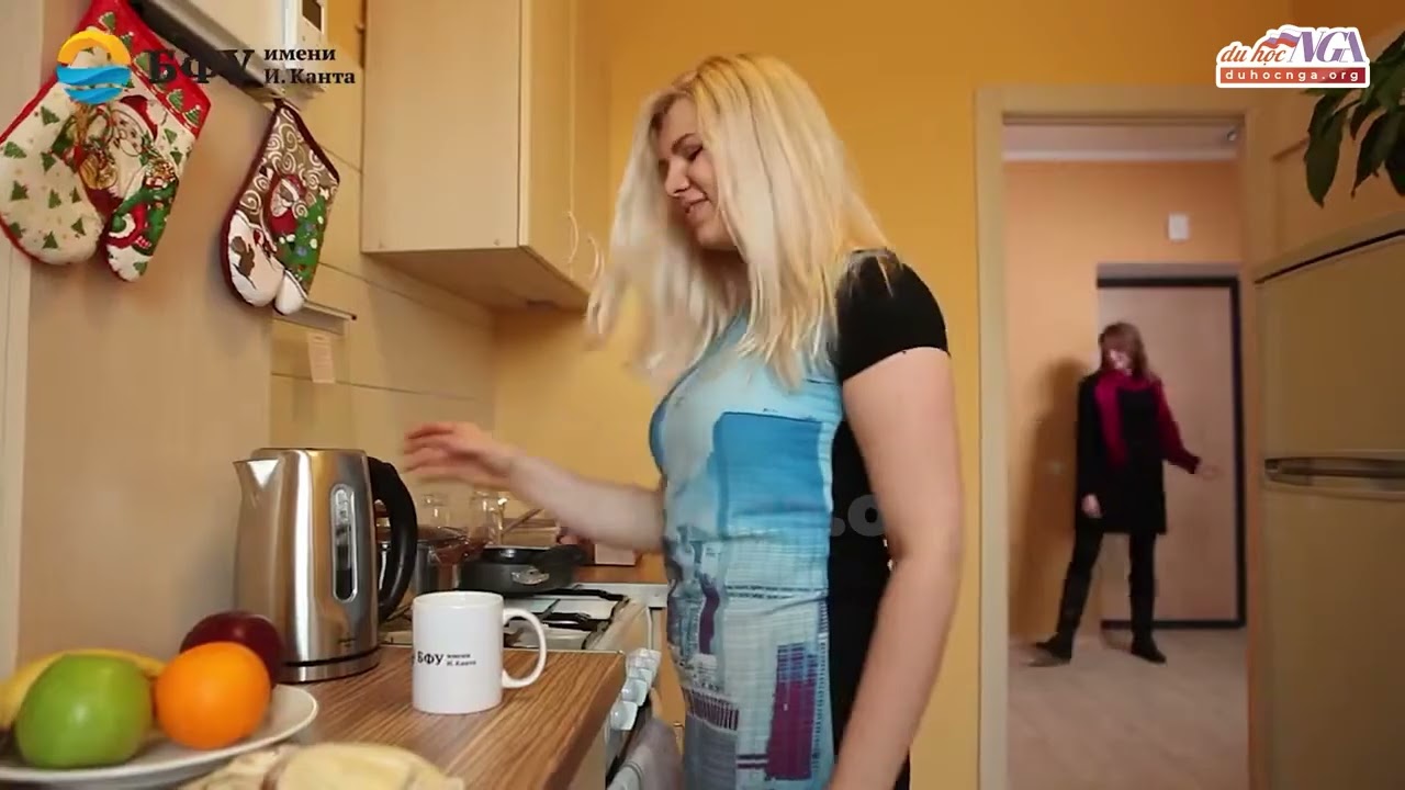 Du học ở Nga. Ký túc xá IKBFU. Kaliningrad