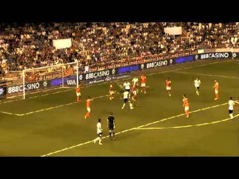 Valencia vs Malaga 1-0 Gol Ricardo Costa  Jornada 1 2013/2014 - AllGoalsLFP