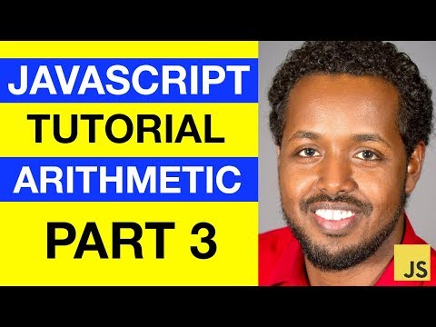 Javascript Arithmetic Somali Beginner Tutorial Part 3