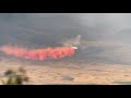 Evans Canyon  Fire Yakima County Retardant drops