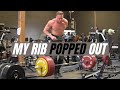 My Rib Popped Out of Place on Deadlifts, Just a Small Set Back