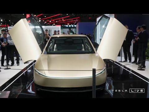 Thumbnail for 2026 Tesla Cybercab – Walkaround auf der CIIE Shanghai by GAZ