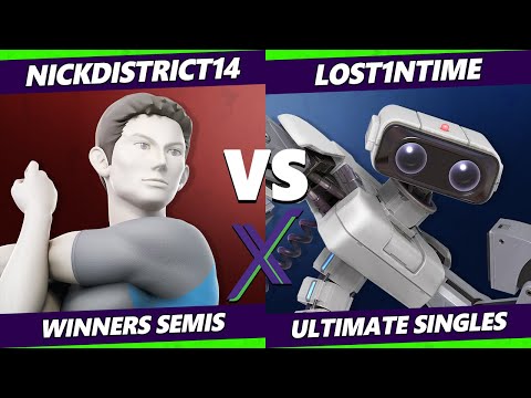S@X 425 Winners Semis - NickDistrict14 (Wii Fit Trainer) Vs. Lost1ntime (ROB) SSBU Smash Ultimate