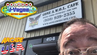Gone A.W.O.L. Cafe and J-Vegas Retro Arcade!