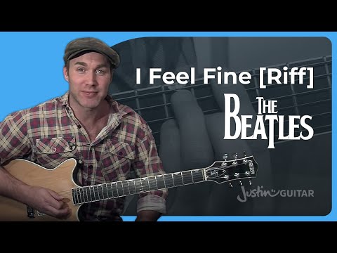 I Feel Fine Riff Guitar Lesson | The Beatles