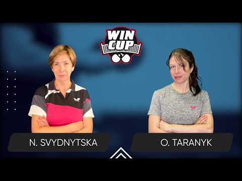 13:15 Nataliia Svydnytska - Olena Taranyk 13.04.2025  WINCUP Women Master. TABLE 2