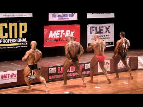 1st Group Compulsory - Prejudging - Over 100kg - UKBFF Final 2010