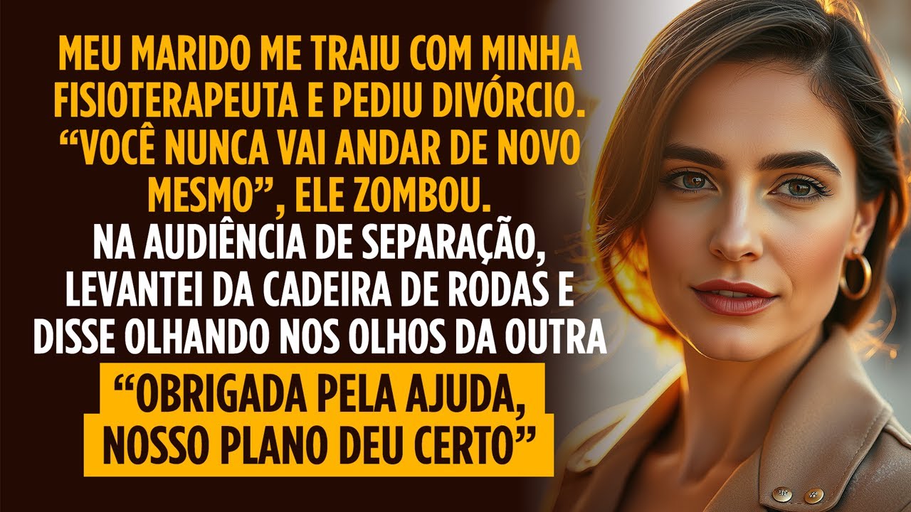 Meu marido zombou "VOCÊ NUNCA VAI ANDAR DE NOVO", então me levantei da cadeira de rodas na audiência