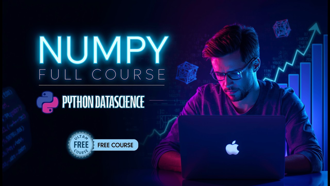 NumPy Full Course for Beginners | Master Python Numerical Computing