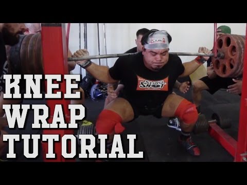 How To Wrap Your Own Knees For Big Squats!