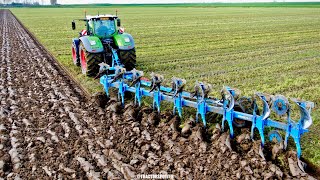 Download Lagu Ploughing on Dutch clay soil w/ FENDT 1050 u0026 9 furrow Lemken Diamant 16 | KMWP Farms Thumbnail