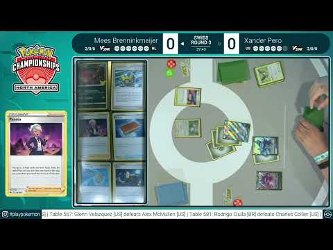 Mees Brenninkmeijer Vs Xander Pero - 2022 Pokémon North America International Championships Swiss R3
