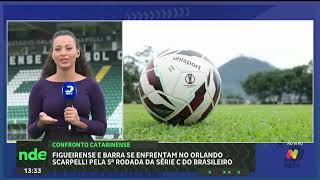 Figueirense recebe o Barra em confronto pela Série C