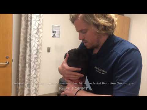 Seated Mobilization with Movement for Atlanto Axial Rotation Technique