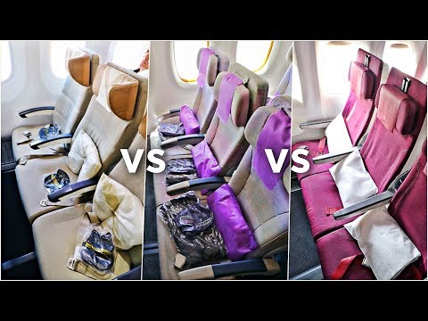 EMIRATES vs ETIHAD vs QATAR Economy Class | Which Airline Is Best?! | Economy Week
