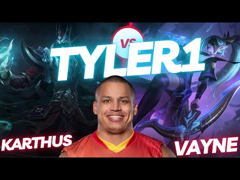TYLER1 | KARTHUS VS VAYNE | ADC GAMEPLAY | Patch 13.24 / Season 13 | #LeagueofLegends