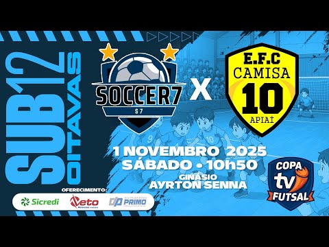 SUB12 – Oitavas – Soccer 7 Itu x Camisa 10 Apiaí – Copa TVitapê 2025 – 10:50