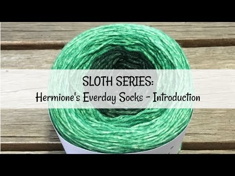 Sloth Series KAL -Hermione's Everyday Socks - The Introduction