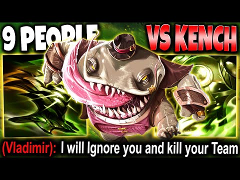 My Tahm Kench Top against literally 9 TOXIC PEOPLE ☢️ (Jak'Sho Immortal Build Version)