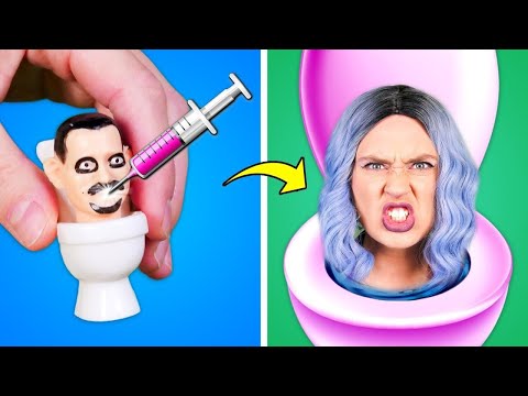 Skibidi Toilet🚽 Extreme TikTok Challenge! Who Is Better? Funny Relatable Situations by Gotcha! Viral