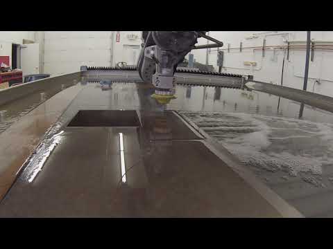 Cutting Through 27" Block of Steel