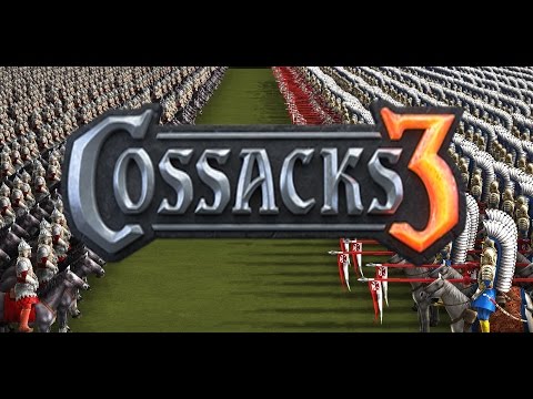 POLAND vs RUSSIA - 4,000 WINGED HUSSARS vs 4,000 VITYAZ! - COSSACKS 3