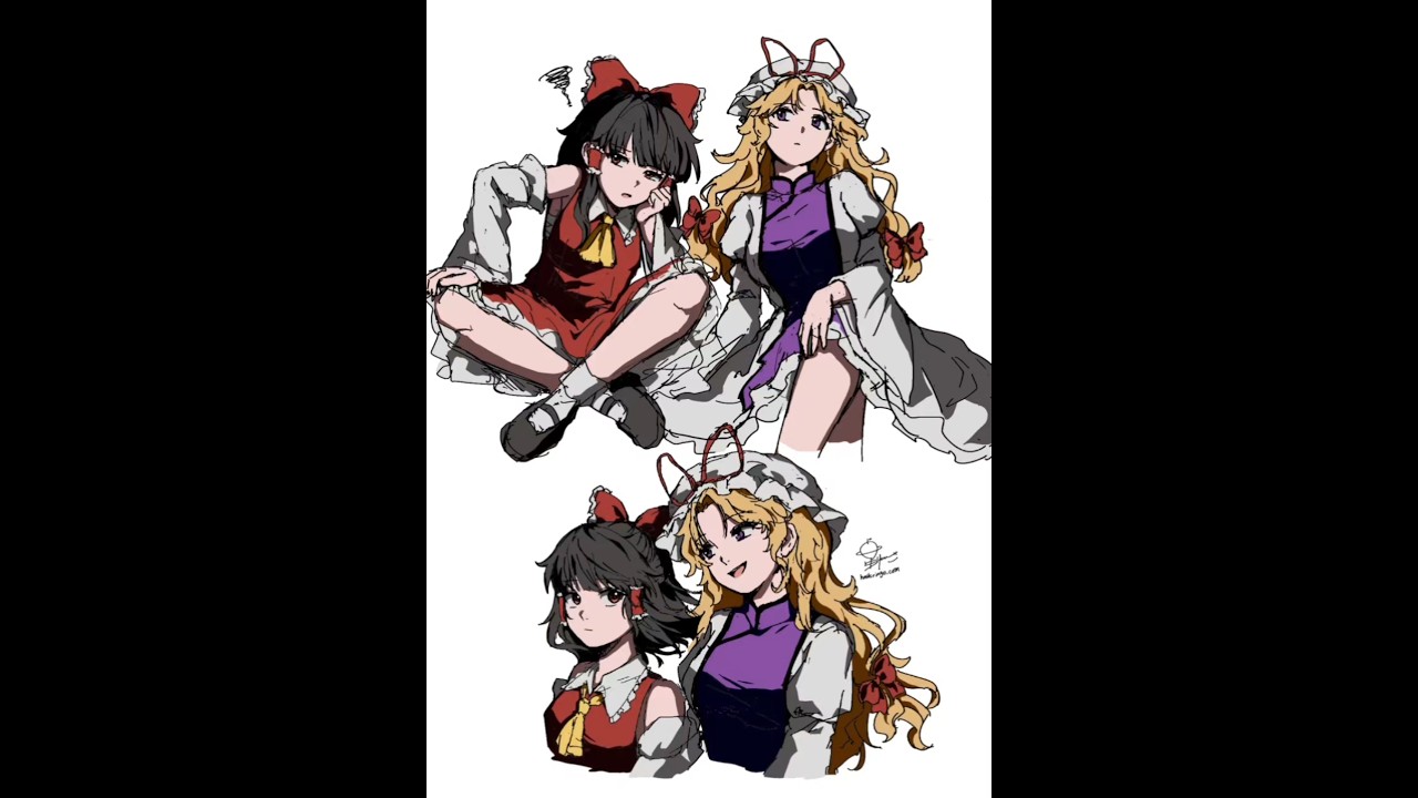 ゆかれいむ落描き