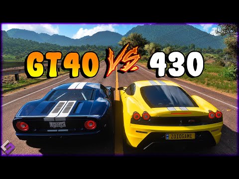 FORZA HORIZON 5 - FERRARI 430 SCUDERIA vs FORD GT40