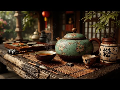 Traditional Asian Tea Ceremony Music | Relaxing Chinese Flute for Study Focus & Zen