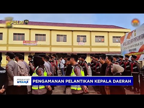 WAKAPOLRES KERINCI PIMPIN APEL PENGAMAN PELANTIKAN KEPALA DAERAH
